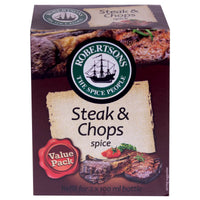 Robertsons Spice Steak and Chops Refill box 160g