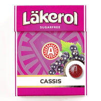 Lakerol Blackcurrant Cassis Sugarfree Pastilles 25g