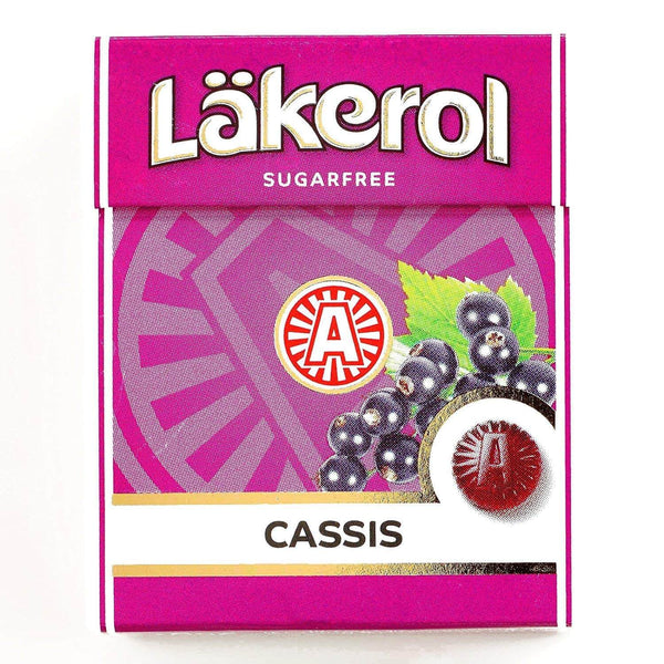 Lakerol Blackcurrant Cassis Sugarfree Pastilles 25g