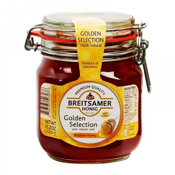 Breitsamer Honig Golden Selection Honey Mason Jar 1kg