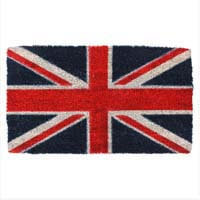 British Brands Door Mat Union Jack Pvc Backed Coir Mat (27.5" X 15.5") 2.5kg