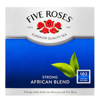 Five Roses Tea African Blend Strong Tea Bags (Pack Of 102 Bags) 250g