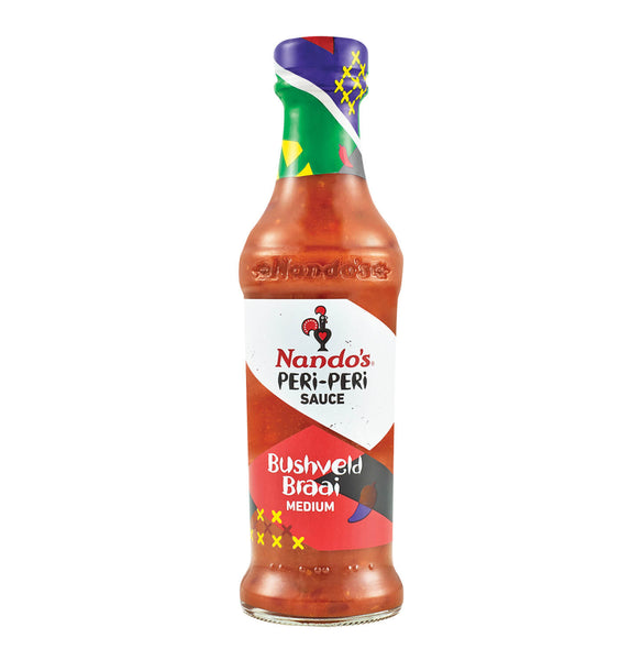 Nandos Peri Peri Sauce - Bushveld Braai Large Bottle (Kosher) 250g