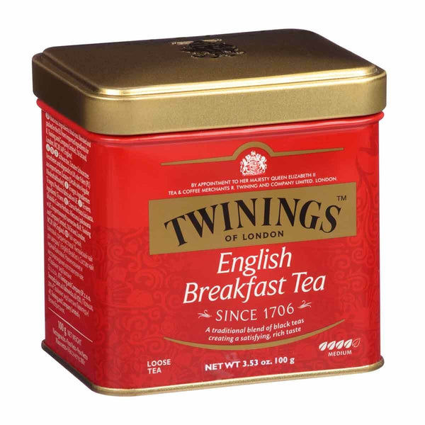 Twinings Tea English Breakfast Loose Leaf Tin 100g