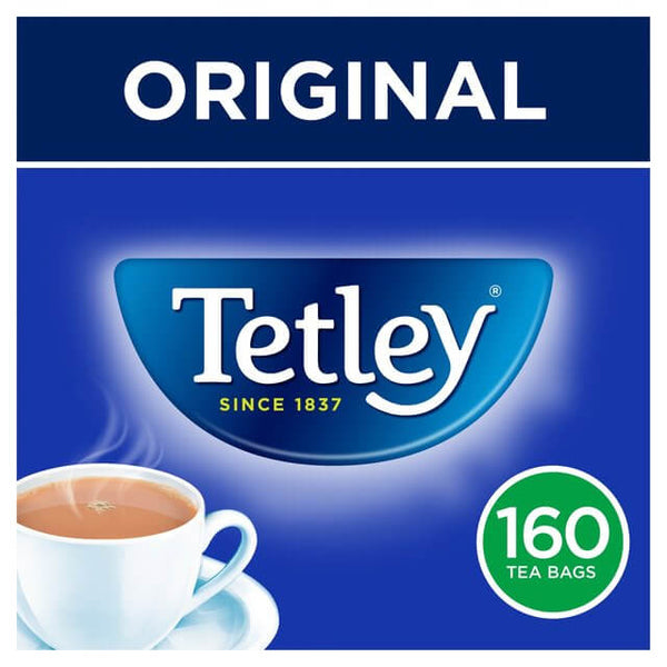 Tetley Tea Original (Pack of 160 Round Tea Bags) 500g