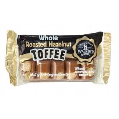 Walkers Toffee - Roasted Hazelnut Toffee Bar 100g