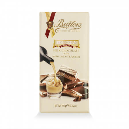 Butlers Irish Cream Truffle Bar (HEAT SENSITIVE ITEM - PLEASE ADD A THERMAL BOX TO YOUR ORDER TO PROTECT YOUR ITEMS 100g
