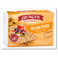 Burger Wholemeal Light Rye Crispbread 250g