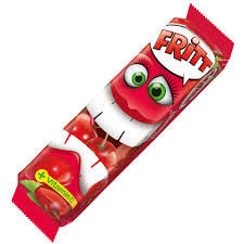Fritt Chewy Candy Strips Cherry Flavour (Pack of Six) 70g