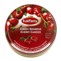 Kalfany Cherry Flavored Hard Candies Tin 150g