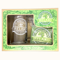British Brands Tankard - Ireland Glass Tankard And Coaster Set 250g