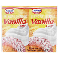 Dr Oetker Artificially Flavoured Vanilla Sugar Pack of Six, The Easy Way to Add Vanilla Flavour to Your Food. 54g