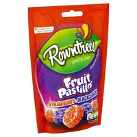 Rowntrees Fruit Pastilles Strawberry and Blackcurrant Bag 143g
