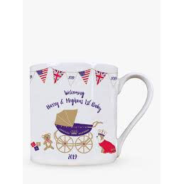 Milly Green -Welcoming Harry and Meghans 1st Baby Mug 160g