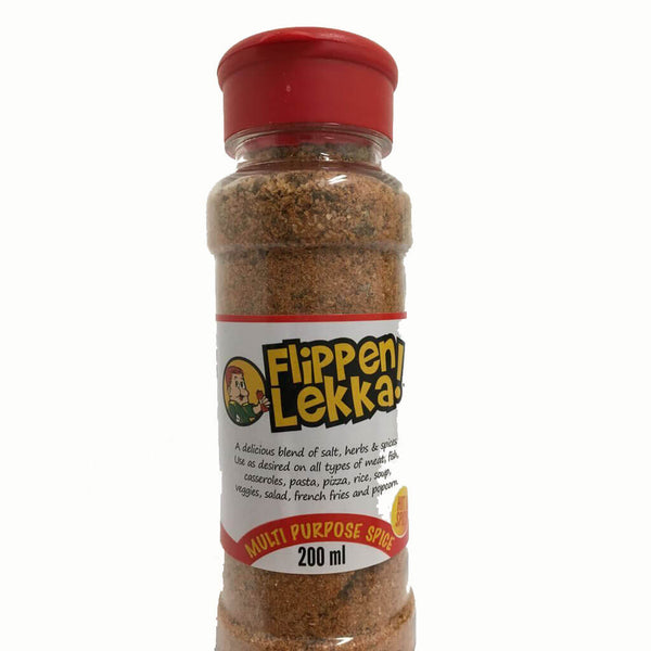 Flippen Lekka Spice Hot And Spicy Multi-Purpose Spice Large Cannister 200ml