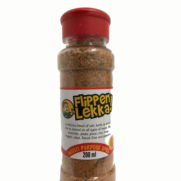 Flippen Lekka Spice - Hot And Spicy Multi-Purpose Spice Large Cannister 200ml