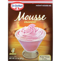 Dr Oetker Strawberry Mousse Instant Mix, 4 Servings 69g