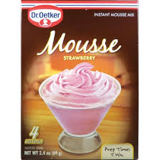 Dr Oetker Strawberry Mousse Instant Mix, 4 Servings 69g