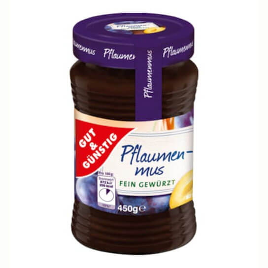 Gut and Gunstig Fine Plum Jam 450g