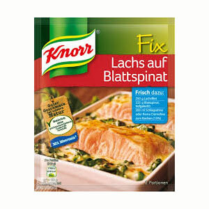 Knorr Lachs Auf Blattspinat 28g