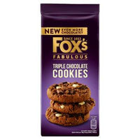 Foxs Biscuits Triple Chocolate Cookies Cookies 180g