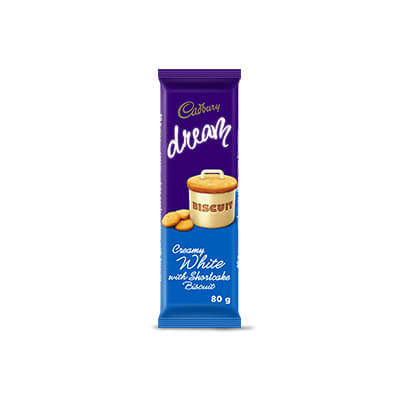 Cadbury Dream Biscuit Bar (HEAT SENSITIVE ITEM - PLEASE ADD A THERMAL BOX TO YOUR ORDER TO PROTECT YOUR ITEMS 80g
