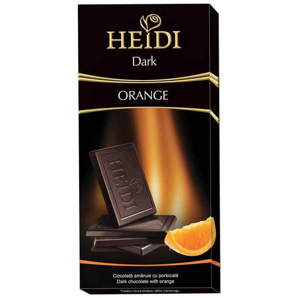 Heidi Dark Chocolate with Orange Bar 80g