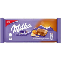 Milka Milk Chocolate - Peanut Crispy Caramel Bar 90g