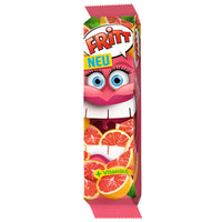 Fritt Chewy Candy Strips Grapefruit Flavour (Pack of Six) 70g