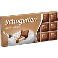 Schogetten Latte Macchiato Chocolate (HEAT SENSITIVE ITEM - PLEASE ADD A THERMAL BOX TO YOUR ORDER TO PROTECT YOUR ITEMS 100g