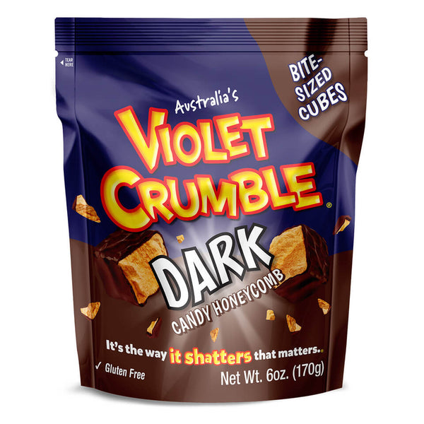 Nestle Violet Crumble Dark Chocolate, Honeycomb Bar Covered in Dark Chocolate 170g