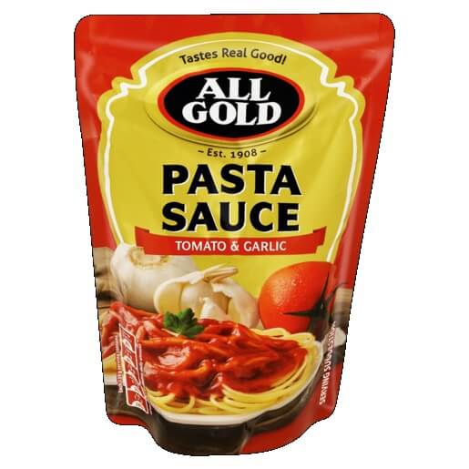 All Gold Pasta Sauce Tomato and Garlic 405g