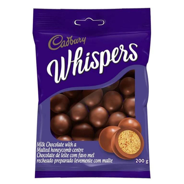 Cadbury Dairy Milk Whispers (HEAT SENSITIVE ITEM - PLEASE ADD A THERMAL BOX TO YOUR ORDER TO PROTECT YOUR ITEMS 200g