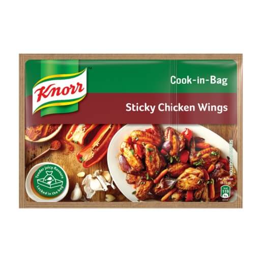 Knorr Cook In Bags Sticky Chicken Wings 35g