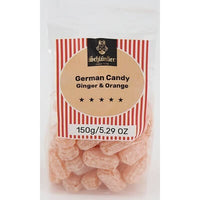 Schluender Ginger and Orange Hard Candy 150g